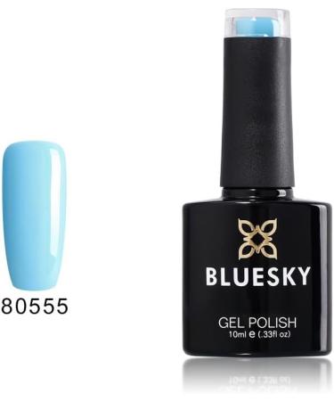 Bluesky Nail Gel Polish BLUE LIGHT BLUE PALE BLUE CHOOSE YOUR BLUE Exclusive (80555 LIGHT BLUE SPLASH) - Buy Online on GoSupps.com