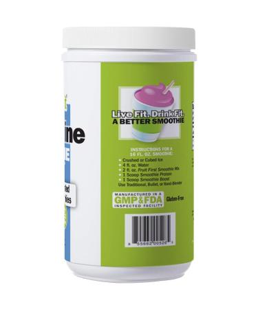 DrinkFit Smoothie Powder Mix | Specially Formulated Boost Supplements for Blended Smoothies | Meal Replacement Shakes Gluten Free - 2.2lbs Jug (Glutamine) - Buy Online on GoSupps.com