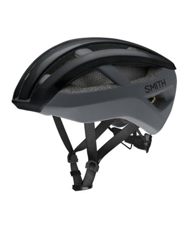 Smith Optics Network MIPS Road Cycling Helmet - Black/Matte Cement, Large