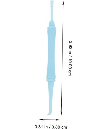 Double-Headed Spiral Ear Wax Removal Tools - 4 Pcs Set for Household Cleaner - Random Color - 10x0.8x0.8cm - Buy Online on GoSupps.com