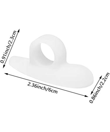 Zhjuju Toe Corrector Pads 2 Pair Gel Pads for Straightening Toes Hammer Toes Corrector Gel Pads and Straighteners for Male - Buy Online on GoSupps.com