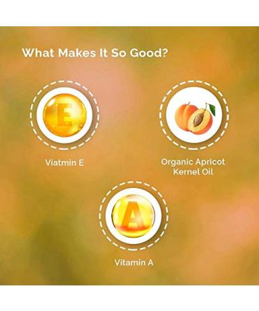 Organic Apricot Kernel Oil 220 ML | USDA Organic Cold Pressed Carrier Oil for Skin Hair & Face | Pure Essentials - Buy Online on GoSupps.com