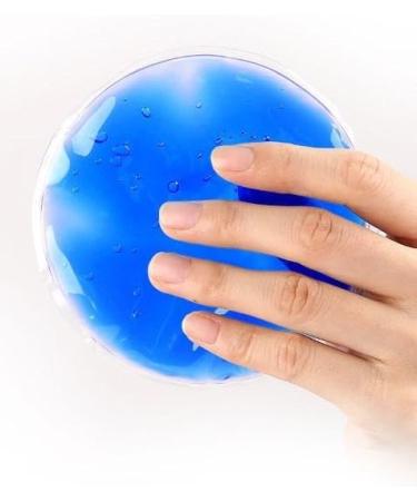 Gel Ice Pack Small Soft Gel Ice Packs - Round Hot and Cold Gel Ice Packs for Injuries Cool Down with Ice Packs Aezon Blue 11 cm - Buy Online on GoSupps.com