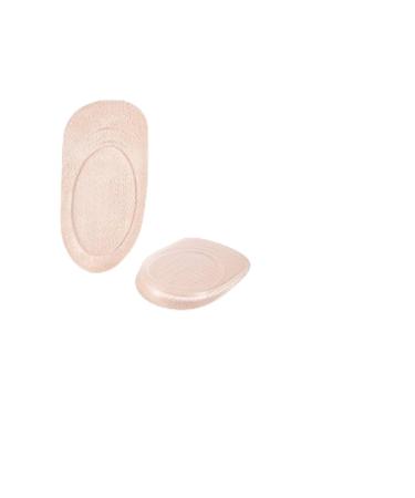 NOLITOY 2 Pairs Gel Heel Cups Ice Cream Sand Toys Shoe Inserts High Heels Vial Necklace Heel Lift Arch Support Gel Insole Insoles Silicone Gel Insole Men and Women Care Products Soft As Shown Medium