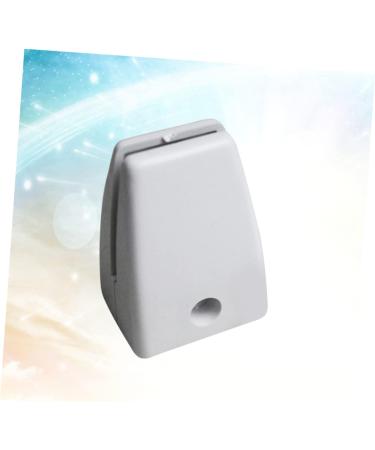 NUOBESTY 2pcs Screen Clips with Screws Desk Partition Clamp Glass Partition Clamp Cut Off Simple Glass Clip White medium - Buy Online on GoSupps.com