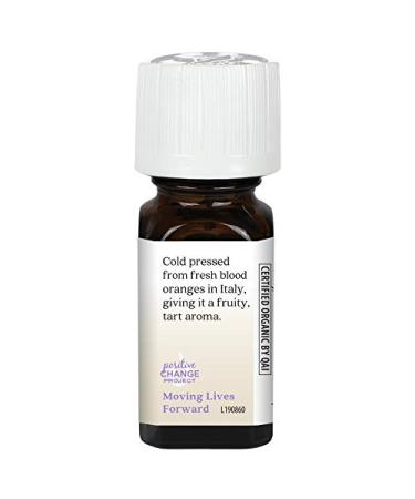 Aura Cacia Organic Blood Orange Essential Oil - 0.25 fl. oz. | Purity Tested Citrus Sinensis - Buy Online on GoSupps.com