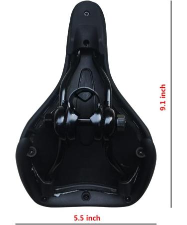 Kids Bike Seat Replacement Saddle - Soeenaper Comfort Child Bike Saddle for 14-24 Inch Girls Boys Bike - Black - Buy Online on GoSupps.com