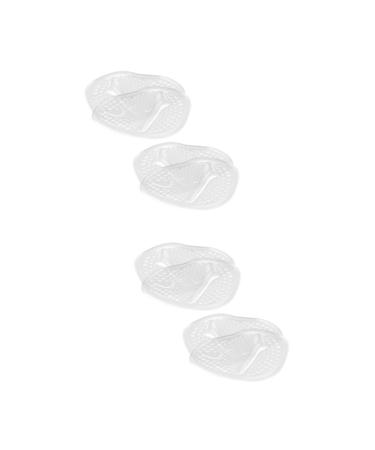 Mobestech 4 Pairs Metatarsal Sleeve Forefoot Cushion Pad Metatarsal Pads Heel Inserts Insoles for Heels Shoes Inserts for Women Metatarsal Cushion of Women's Forefoot Pad High Heel