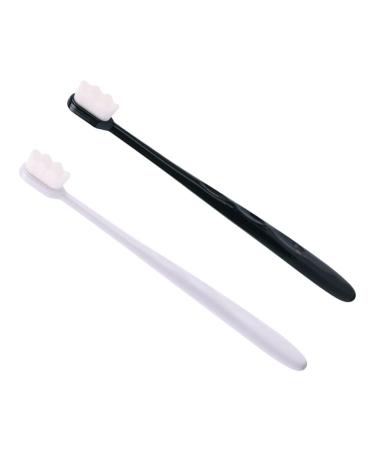 Gatuida 2st plastic handle The school toothbrush schottis shooter job hob work kemping travel toothbrush work dental brushes camping toothbrush school toothbrush bristles