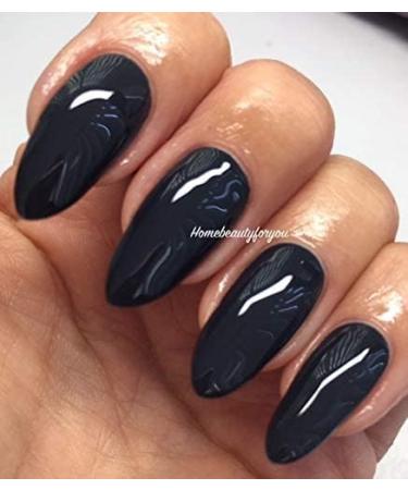 BLUESKY GEL POLISH NEARLY BLACK CHARCOAL VERY DARK BLUE WINTER BREEZE NAIL UV LED SOAK OFF (Requires Drying under UV/LED Lamp) - Buy Online on GoSupps.com