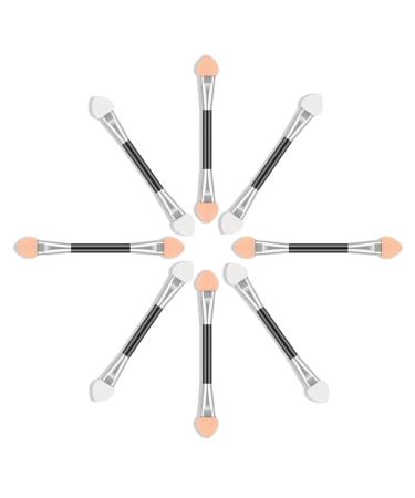 Beaupretty 150 Pcs Eyebrow & Eyeshadow Brush Kit - Double Head Makeup Applicators with Pink Sponges for Flawless Application - Buy Online on GoSupps.com