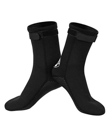 Oumers Neoprene Socks, 3MM Diving Wetsuits Sock for Water Sports, Thermal Beach Sock Anti Slip Socks for Men Women Teenager L (US Men:8.5-9.5, Women:10-11)