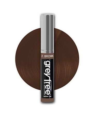 Greyfree Gray Root Touch-Up Light-Brown Hair Mascara Temporary Gray Roots Concealer LIGHT BROWN