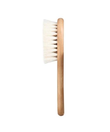 Baby Head Brush - Soft Natural Goat Bristles Hair Comb for Infant Massage and Scrubbing - Perfect Newborn Shower Registry Gift - Buy Online on GoSupps.com