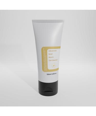 Advanced Snail Mucin Gel Cleanser 5.07 Fl oz/150 ml Rich Daily Deep Cleansing for Dry & Sensative Skin Luxury Korean Skincare Not Tested on Animals No Parabens