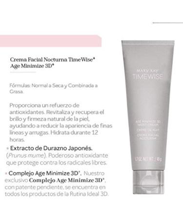 Mary Kay Timewise Age Minimize 3D Night Cream 1.7 oz for Normal to Dry Skin - Buy Online on GoSupps.com