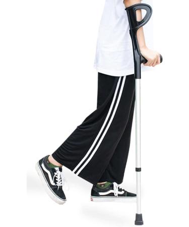 10 Levels of Height Adjustable Forearm Crutches Crutches for Walking with Arm Support Crutches for Adults with Rubber Handles Comfortable Grip and Wear-Resistant Medical Mobility Accessories (1 Pcs) - Buy Online on GoSupps.com