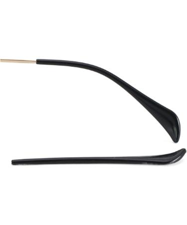 Willwa Anti-Slip Plastic Hanger Tips for Metal Glasses - 10 Pairs (20 Pieces) - Transparent 25x70mm - Buy Online on GoSupps.com