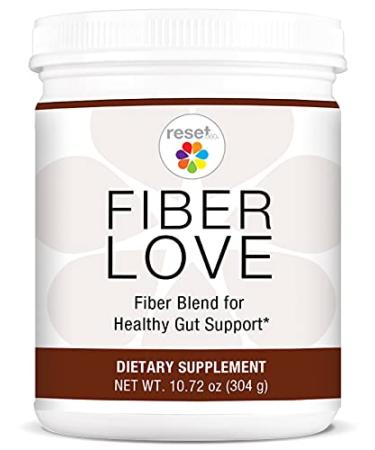 Reset360 Fiber Love | Daily Fiber Powder Supplement, Supports Bowel Regularity, Mix & Drink, 38 Servings Fiber Love Powder, 38 Servings 38 Servings (Pack of 1)