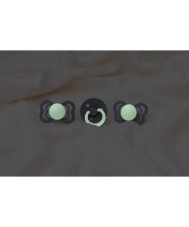 Buy BIBS Couture Pacifier 2-Pack - BPA-Free Jaw-Friendly Natural Rubber Size 1 (0-6 Months) - Blush/Vanilla Night | Worldwide Shipping - Buy Online on GoSupps.com