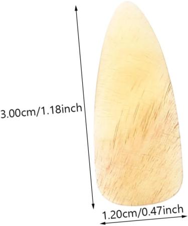 POPETPOP 8pcs Guzheng nails music thumb pick ox horn pick picks for guitar ukulele pick horn guitar pick guzheng picks bass guitar picks Durable Guzheng Supplies child horns trumpet aldult 3X1.2X0.1CM Light Yellow 01 - Buy Online on GoSupps.com
