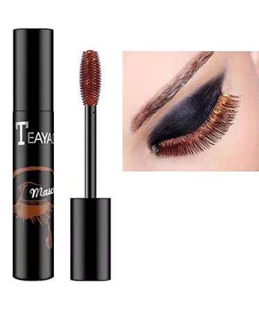 Copper Mascara Eyes Makeup Lengthening Waterproof Volumizing Curling Defining Brown Best Natural Hypoallergenic Colored - Cruelty Free