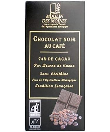 Moulin Des Moines - Organic Dark Chocolate Coffee 100G - Sold per unit - Buy Online on GoSupps.com