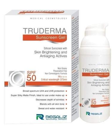 Truderma Sunscreen Gel SPF 50 - Ultimate Sun Protection for Skin - Buy Online on GoSupps.com