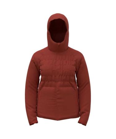 Odlo Women's Jacket Insulated Ascent S-thermic Hooded Jacket L ketchup
