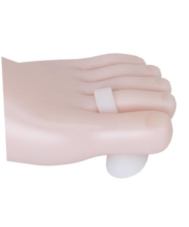 Healifty Gel Bunion Toe Separator Pair - Bunion Spreader Support Pad for Corrective Hammer Toe - White Eversion Straightener - Buy Online on GoSupps.com