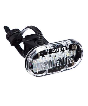 CAT EYE Omni 3 LED Safety Bike Light with Mount White/Front Light