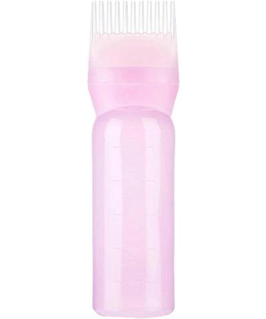 Root Comb Applicator Bottle Hair Dye Applicator Brush Applicator Bottle For Hair Root Comb Color Applicator Bottle With Graduated Scale Pink - Buy Online on GoSupps.com