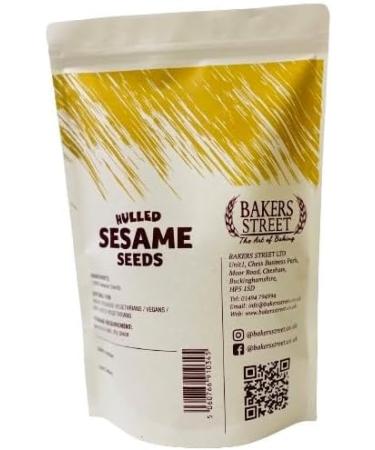 Pure Hulled Sesame Seeds 1Kg Raw | GMO Free | Vegetarian & Vegan | Halal Certified - Buy Online on GoSupps.com