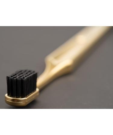 Paro Limited Edition 24K Gold Plated Amica Toothbrush - Luxury Brush with Stylish Bristles - Buy Online on GoSupps.com