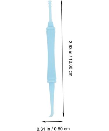 Double-Headed Spiral Ear Wax Removal Tools - 4 Pc Kit | Ear Cleaning Kit for Earwax Removal | Plastic Ear Spoon Set - Random Color - Buy Online on GoSupps.com