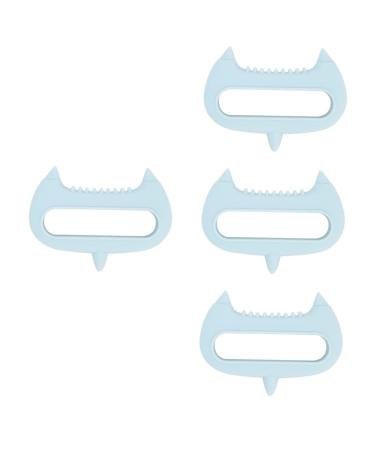 Beavorty 4pcs Acupuncture Massager Hand Massager Head Massage Tools Neck Massager Silicone Comfortable Head Massager Head Massage Rollers Main Tool Exfoliating Brush Silica Gel
