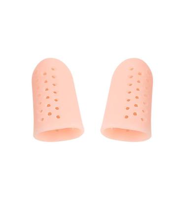 Steellwingsf Big Toe Caps 2 Pack Anti Grinding Big Toe Protector Separator Foot Care with Hole