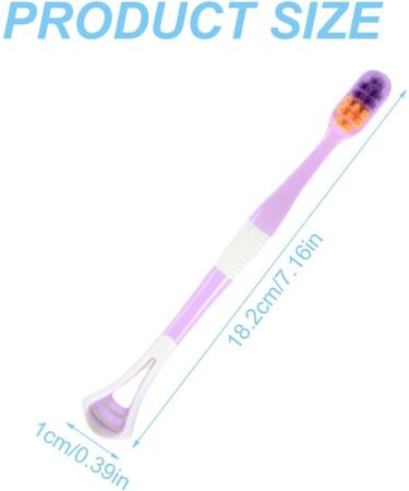 Buy GNHG 8-Piece 2-in-1 Tongue Scraping Toothbrush Set for Bad Breath Relief | For Adults & Children | Improve Oral Health - Buy Online on GoSupps.com