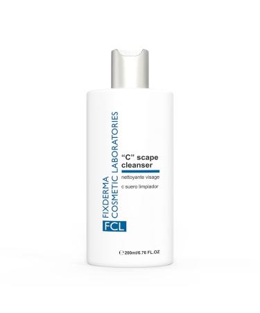 FCL 2% Vitamin C Face Wash C Scape Cleanser for Gentle Exfoliation and Brightening | Cleanser Face Wash For Unevenly Pigmented Skin | Dark Spot Cleanser for Face - 200ml/6.76 Fl Oz