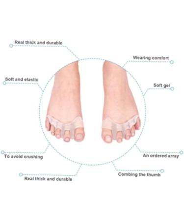 Gel Toe Separators Bunion Corrector & Alignment Socks for Foot Pain Relief - Men & Women - Buy Online on GoSupps.com