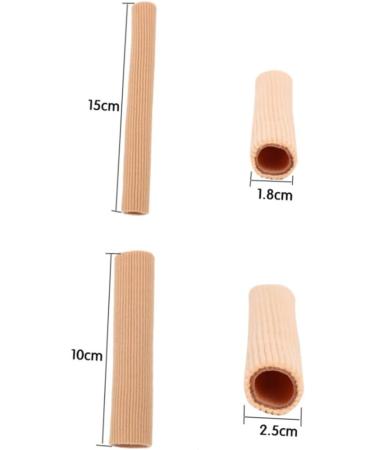 2pcs Adjustable Silicone Gel Toe Sleeve Protectors | Toe & Finger Protective Sleeves | Cuttable for Custom Fit | Toe & Finger Nursing Cover - Buy Online on GoSupps.com