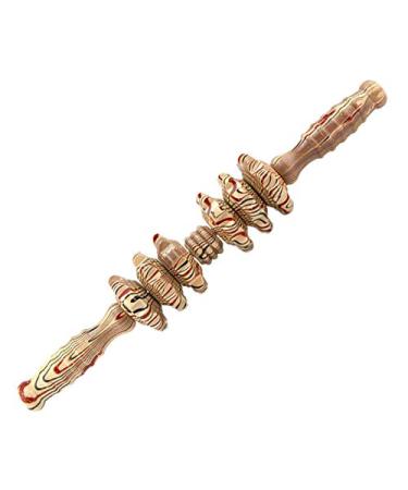 LAXED 6 Roller Massage Stick Body Therapy Massager Muscle Relief Pain for Sciatica Lumbar Disc