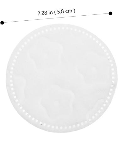 POPETPOP 1 Round Cotton Pad Cotton Makeup Remover Pads Exfoliating Disposable Cleaning Face Pads Cosmetic Cotton Pad Make up Remover Pads Cotton Pads Pure Cotton White Cleaning Wheel Care - Buy Online on GoSupps.com