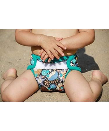 Petit Lulu Size 2 Powy Overpants | Velcro One Size Washable Baby Diaper Pants (5-16 kg) | Waterproof Fleet Diapers | Eco-Friendly Made in EU with Animals & Mushrooms - Buy Online on GoSupps.com