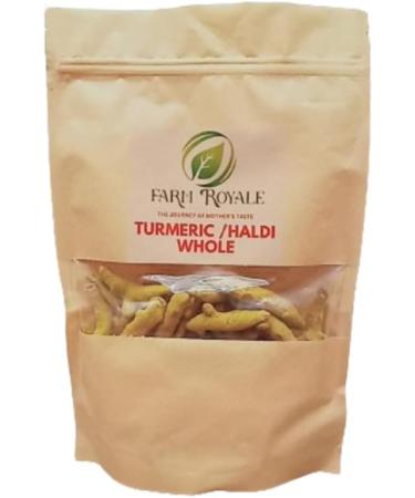 Farm Royale Turmeric/Haldi whole 1KG*5pkt(5kg) ||100% Pure and Natural||Shudh||Handpicked Material||Export quality - Buy Online on GoSupps.com