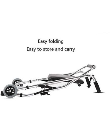 Wheelchair Medical Rehab for Seniors Old People Freedom & Mobility & Lightweight Folding Aluminum Rollator Walker Interesting - Buy Online on GoSupps.com