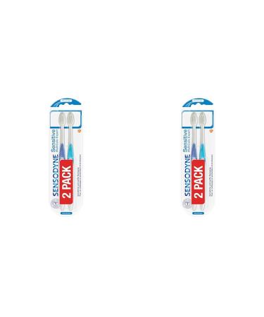Sensodyne sensitive multicare expert toothbrush double pack soft 2 pieces specially developed for people with pain -sensitive teeth (pack with 2)