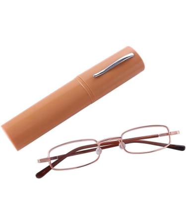 Portable Mini Blue Light Blocking Reading Glasses | Compact Pocket Readers for Men & Women | Folding +250 Black Readers - Buy Online on GoSupps.com