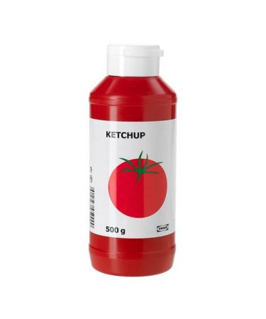 Ikea Ketchup Sweet Tomato Sauce Ideal for Hot Dogs & BBQs Squeezy Bottle - 500g