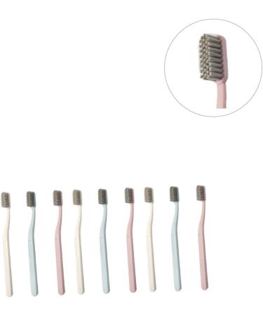 9 Pcs Adult Toothbrush Set with Travel Straw - Eco-Friendly Travel Hygiene Kit - Buy Online on GoSupps.com